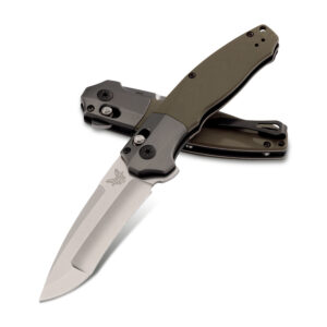 Benchmade 496 Vector – סכין טקטית בצבע ירוק / אפור