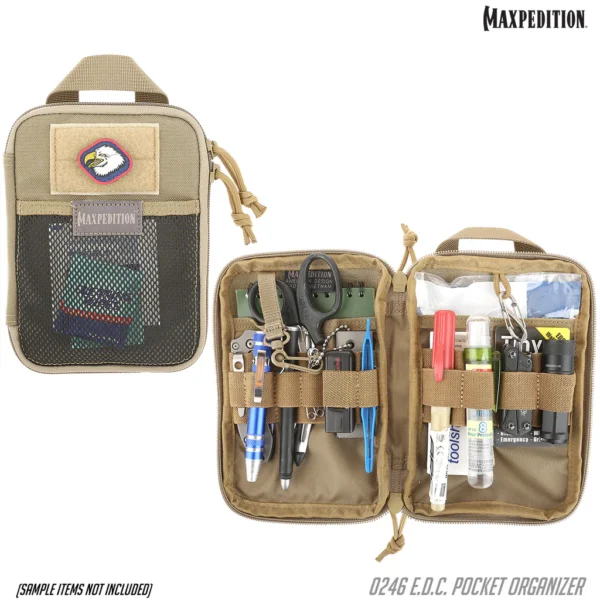 ⁦E.D.C. Pocket Organizer - ירוק בינוני⁩ – תמונה ⁦2⁩