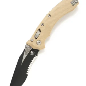 Microtech Amphibian 137RL-2FLGTTA – סכין מתקפלת בצבע מדברי / שחור