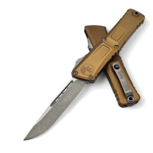 Microtech Combat Troodon Gen III 1143-10APTA - סכין אוטומטית בצבע מדברי / אפור