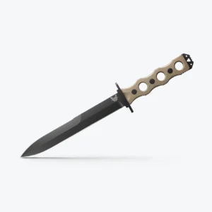 Benchmade SOCP 185BK-1 – סכין טקטית קבועה בצבע מדברי / שחור
