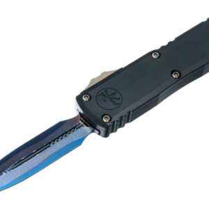 Microtech UTX-85 Gen III Marfione Select 1232-16MS2 – סכין אוטומטית בצבע שחור / כחול דמסקוס