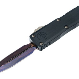 Microtech UTX-85 Gen III Marfione Select 1232-16MS3 – סכין אוטומטית בצבע שחור / סגול דמסקוס