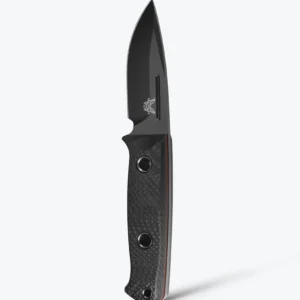 Benchmade Mini Bushcrafter Carbon Fiber 165BK – סכין קבועה בצבע שחור