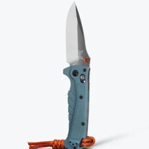 Benchmade Mini Adira 18065 – סכין מתקפלת בצבע כחול / אפור