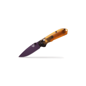 Benchmade Mini Freek 565PL-2501 - סכין מתקפלת בצבע צהוב / סגול