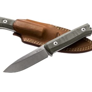 LionSteel B40 CVG - סכין קבועה בצבע ירוק / אפור