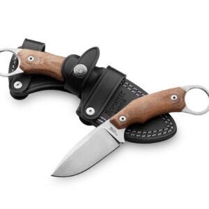 LionSteel H2 CVN - סכין קבועה בצבע חום / אפור