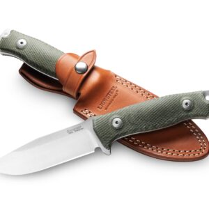 LionSteel M5 CVG - סכין קבועה בצבע ירוק / אפור