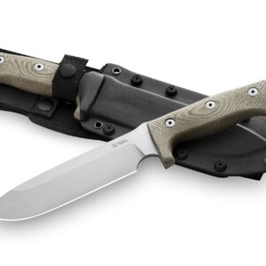 Lionsteel M7 CVG - סכין קבועה בצבע ירוק / אפור