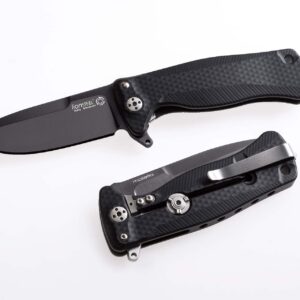 LionSteel SR22A BB - סכין מתקפלת בצבע שחור