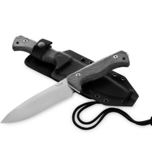 LionSteel T6 3V CVB - סכין קבועה בצבע אפור