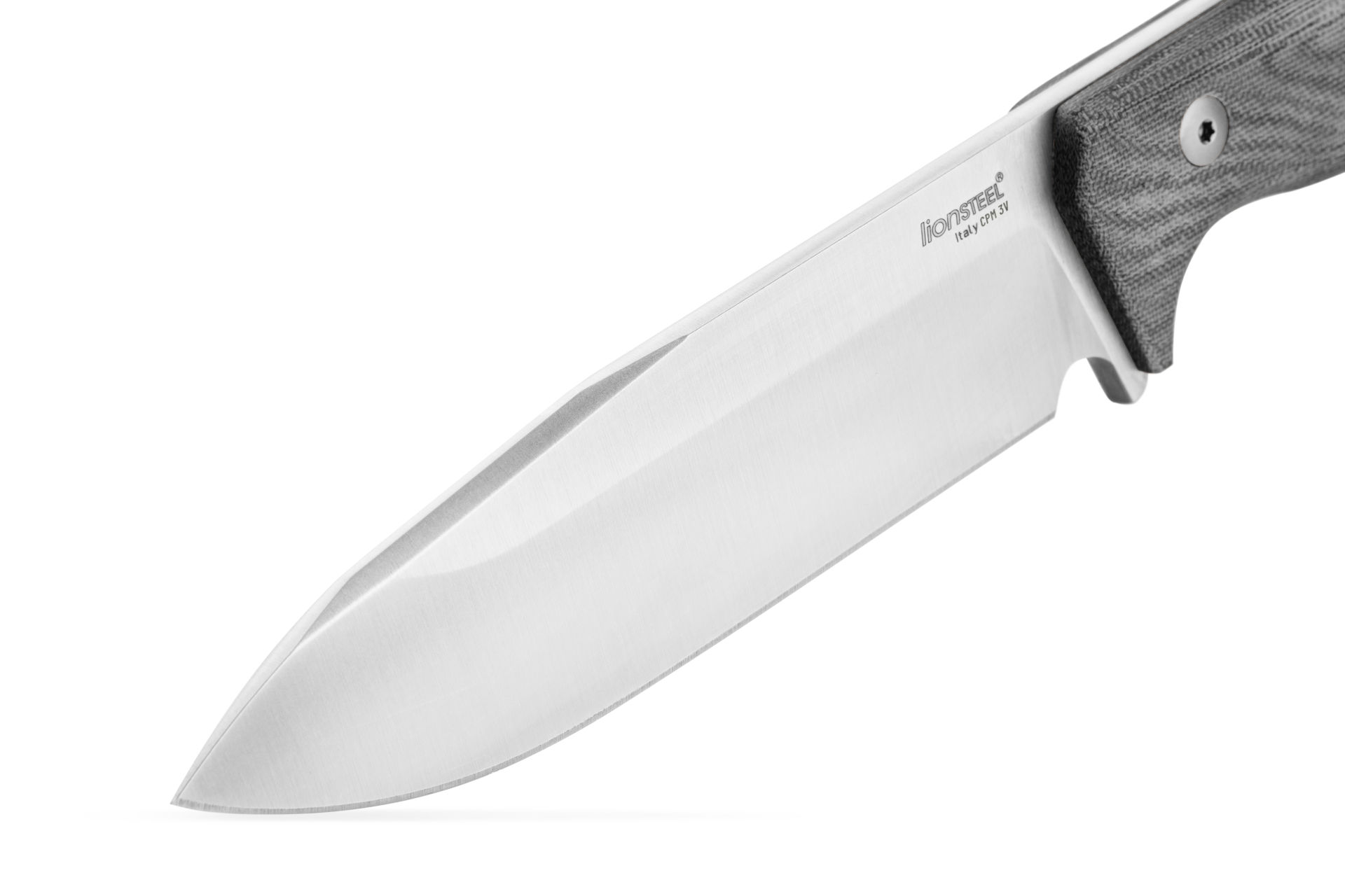 LionSteel T6 3V CVB - סכין קבועה בצבע אפור – תמונה 2