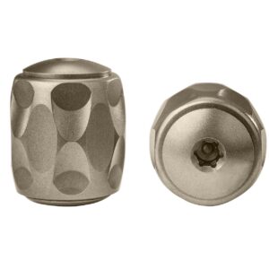 LionSteel TIP BR – חרוז טיטניום חום ללניארד עם בורג נעילה לשרוך 4 מ״מ