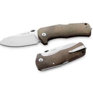 LionSteel TM1 CVG - סכין מתקפלת בצבע ירוק / אפור