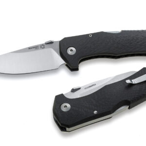 LionSteel TM1 CS – סכין מתקפלת קרבון פייבר בצבע שחור / אפור