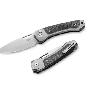 LionSteel TW GY CF Twain – סכין מתקפלת טיטניום עם Carbon Fiber בצבע אפור