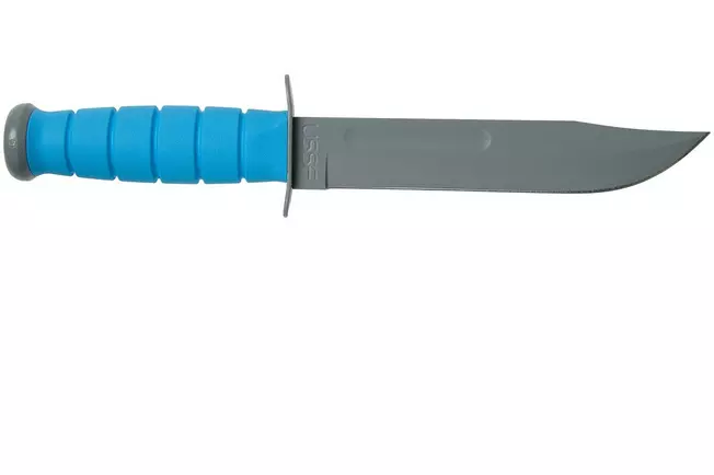 KA-BAR 1313SF USSF SPACE-BAR - סכין קומנדו קבועה בצבע תכלת / אפור 2 KA-BAR 1313SF USSF SPACE-BAR - סכין קומנדו קבועה בצבע תכלת / אפור – תמונה 2