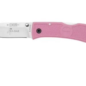 KA-BAR 4062PK Dozier Folding Hunter Pink - סכין מתקפלת בצבע ורוד / אפור