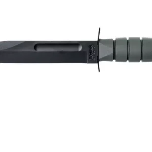 KA-BAR 5011 Full Size Fixed Blade - סכין קומנדו קבועה בצבע אפור / שחור