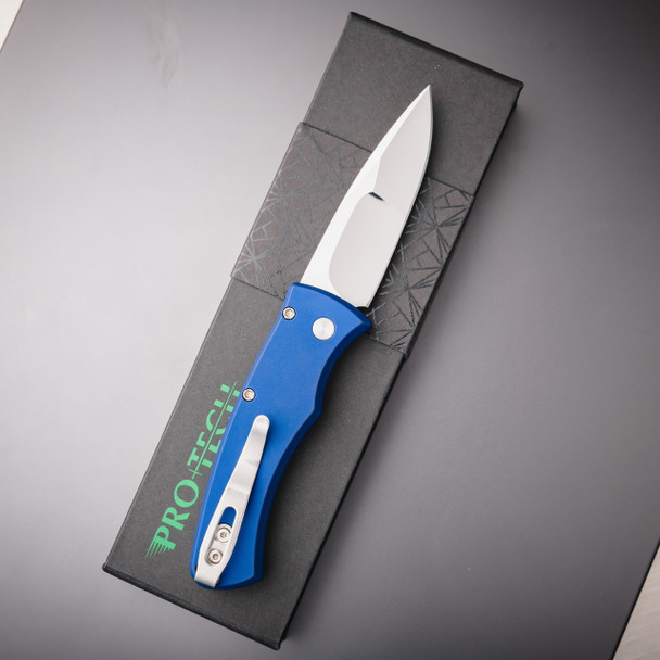 Pro-Tech 2025 DUKE CUSTOM 004 – סכין אוטומטית במהדורה מוגבלת בצבע כחול / כסף 3 Pro-Tech 2025 DUKE CUSTOM 004 – סכין אוטומטית במהדורה מוגבלת בצבע כחול / כסף – תמונה 3