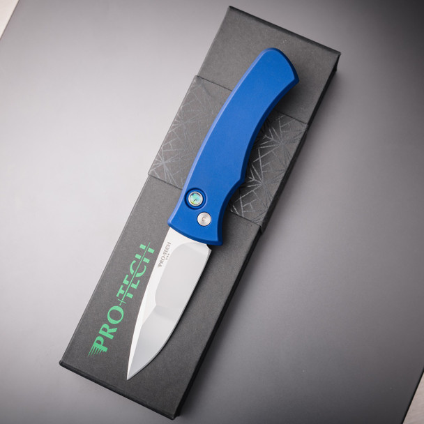 Pro-Tech 2025 DUKE CUSTOM 004 – סכין אוטומטית במהדורה מוגבלת בצבע כחול / כסף 2 Pro-Tech 2025 DUKE CUSTOM 004 – סכין אוטומטית במהדורה מוגבלת בצבע כחול / כסף – תמונה 2