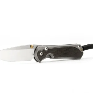 CHRIS REEVE L31-1100 Large Sebenza 31 Bog Oak Inlay - סכין מתקפלת פרימיום בצבע חום / אפור