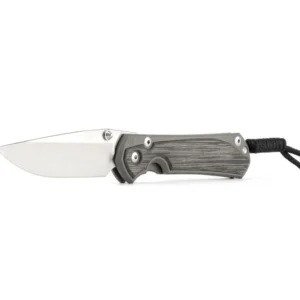 CHRIS REEVE L31-1200 Large Sebenza 31 Black Canvas Micarta Inlay - סכין מתקפלת פרימיום בצבע שחור / אפור
