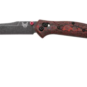 Benchmade 940BK-2502 Osborne Lava Flow Fatcarbon Limited Edition - סכין מתקפלת במהדורה מוגבלת בצבע שחור / אדום