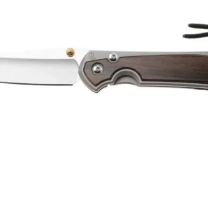 CHRIS REEVE S31-1134 Small Sebenza 31 Macassar Ebony Inlay Tanto - סכין מתקפלת פרימיום בצבע אפור / חום