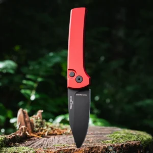 Pro-Tech RCS1103-Red Ramon Chaves Scapegoat Compact – סכין אוטומטית במהדורה מוגבלת בצבע אדום / שחור