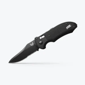 Benchmade 9170SBK Triage Auto - סכין אוטומטית עם חותך חגורות ושובר זכוכית בצבע שחור