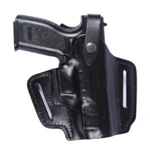 Front Line FL90723 – נרתיק פנקייק מעור בצבע שחור ל־Smith & Wesson M&P 9 צד ימין