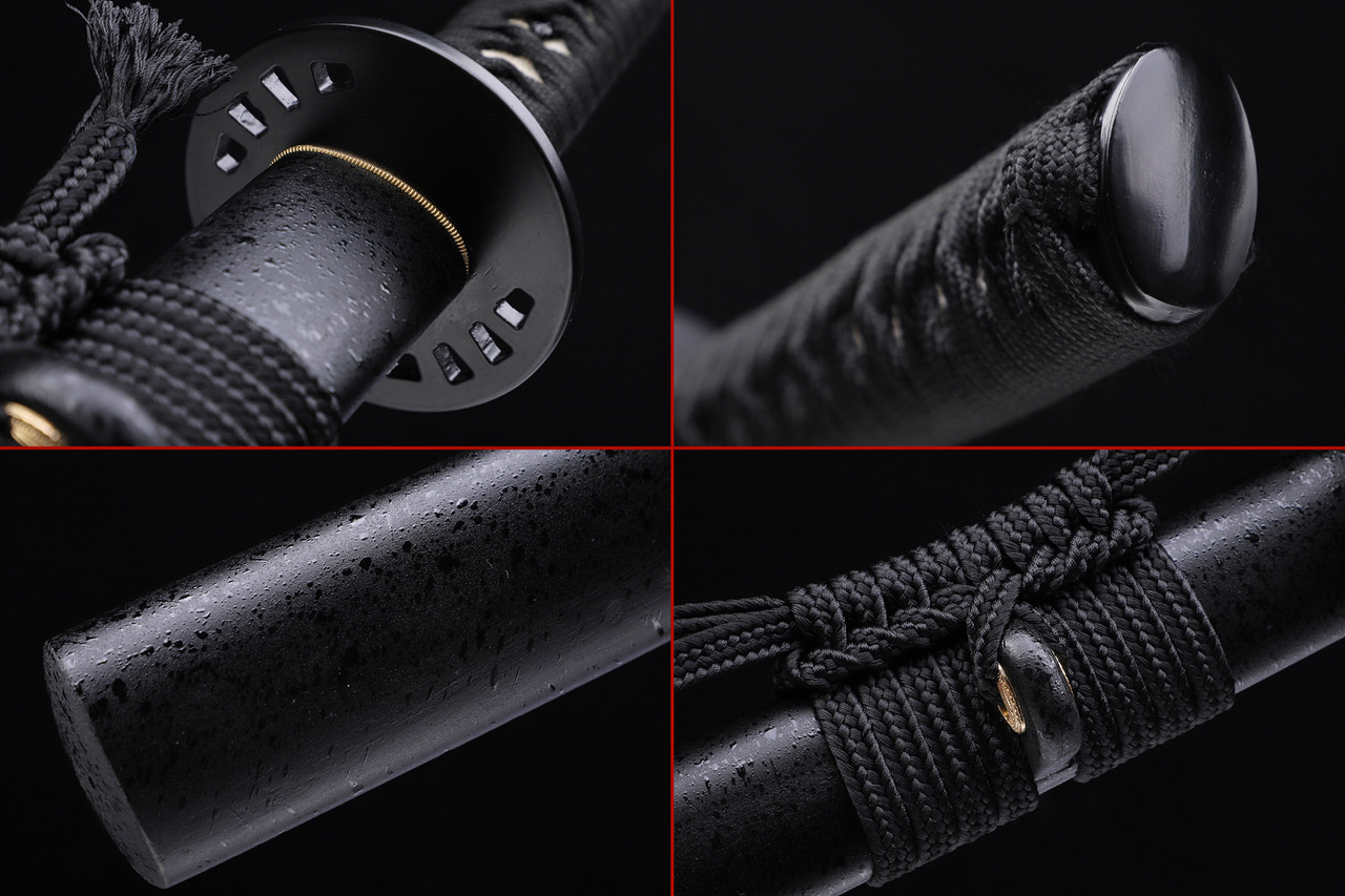 WKC Yuga Katana JAP24BW281-BOH – קטאנה מחושלת ידנית מפלדת קפיצים עם Bohi ונדן שחור (איסוף עצמי בלבד) 4 WKC Yuga Katana JAP24BW281-BOH – קטאנה מחושלת ידנית מפלדת קפיצים עם Bohi ונדן שחור (איסוף עצמי בלבד) – תמונה 4