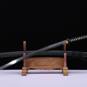WKC Yuga Katana JAP24BW281-NOH – קטאנה מחושלת ידנית מפלדת Spring Steel ללא Bohi (איסוף עצמי בלבד)