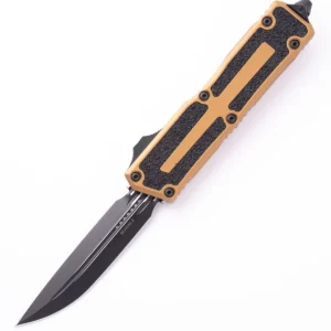 Microtech Scarab II Gen III 1180-1TA – סכין אוטומטית בצבע טאן / אפור