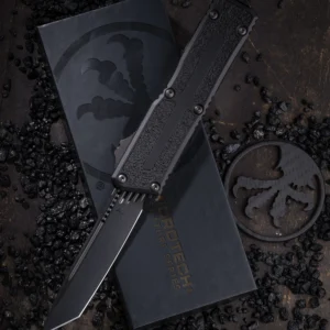 Microtech Scarab II Gen III T/E DLC Shadow Signature Series 1279-1DLCTSH - סכין אוטומטית בצבע שחור