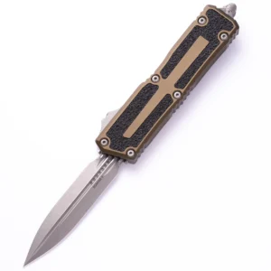 Microtech Scarab II Gen III 1280-10APOD – סכין אוטומטית בצבע חום / אפור