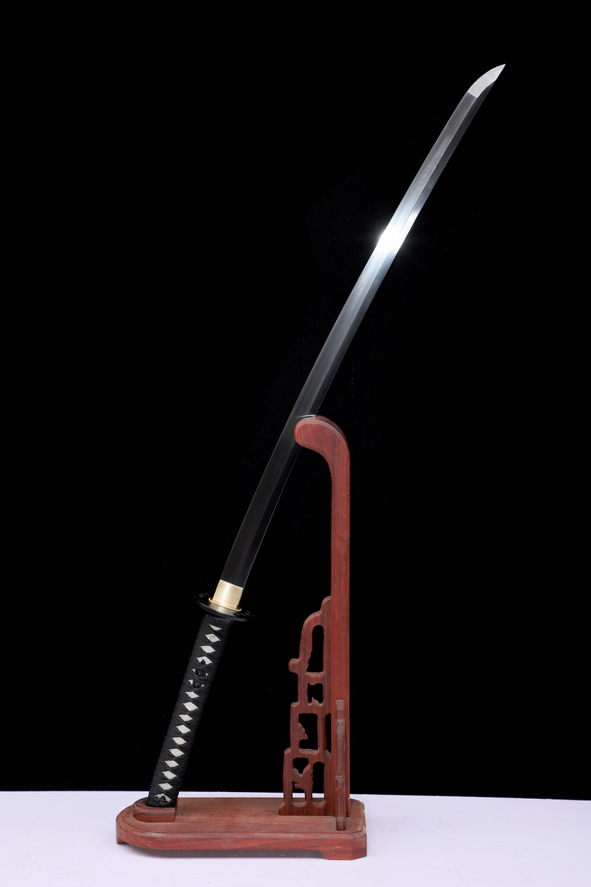 WKC Yuga Katana JAP24BW281-NOH – קטאנה מחושלת ידנית מפלדת Spring Steel ללא Bohi (איסוף עצמי בלבד) 4 WKC Yuga Katana JAP24BW281-NOH – קטאנה מחושלת ידנית מפלדת Spring Steel ללא Bohi (איסוף עצמי בלבד) – תמונה 4