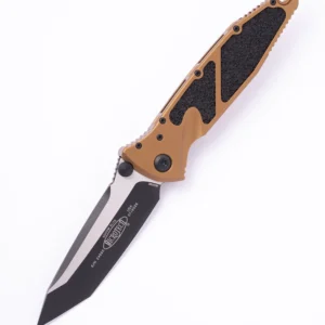 Microtech SOCOM Elite Tan 161-1TA – סכין מתקפלת בצבע טאן / שחור