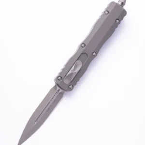 Microtech Dirac Apocalyptic Standard Natural Clear 225-10APNC – סכין אוטומטית בצבע אפור