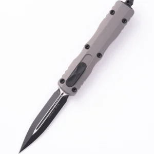 Microtech Dirac Black Standard Natural Clear 225-1NC – סכין אוטומטית בצבע אפור / שחור
