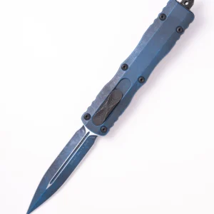Microtech Dirac Delta Standard Weathered Blue 227-1WBL – סכין אוטומטית בצבע כחול