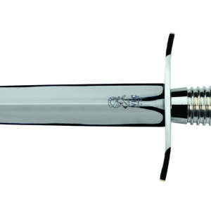 WKC Fairbairn-Sykes Commando Knife 3002 – פגיון קומנדו קלאסי עם ידית פליז מצופה ניקל (איסוף עצמי בלבד)