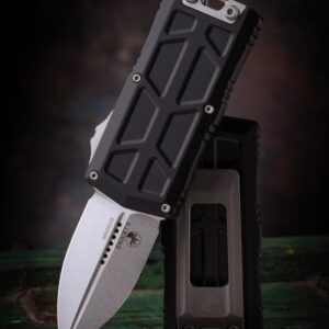 Microtech Ultratech Gen IV 11214-10 – סכין אוטומטית בצבע שחור / אפור