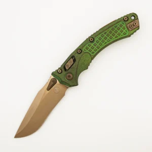 Microtech Amphibian Marfione Select 137RL-13FRMS1 - סכין מתקפלת במהדורה מוגבלת מטיטניום בצבע ירוק