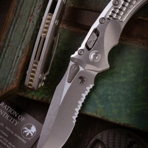 Microtech Amphibian Marfione Select 137RL-11FRMS1 - סכין מתקפלת במהדורה מוגבלת מטיטניום
