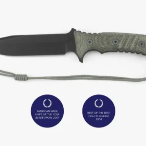 CHRIS REEVE KNIVES PAC-1013 Pacific – סכין קבועה פרימיום בצבע אפור