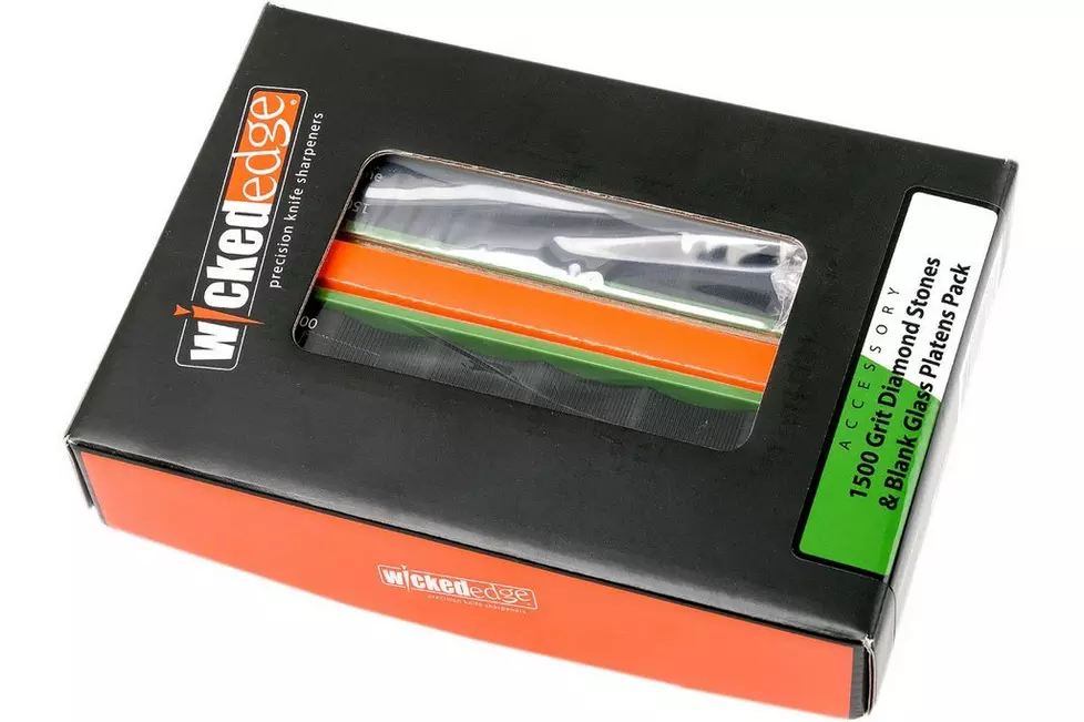 Wicked Edge WE1500GL – זוג אבני יהלום 1500 Grit עם משטחי זכוכית לליטוש למערכות Wicked Edge 3 Wicked Edge WE1500GL – זוג אבני יהלום 1500 Grit עם משטחי זכוכית לליטוש למערכות Wicked Edge – תמונה 3