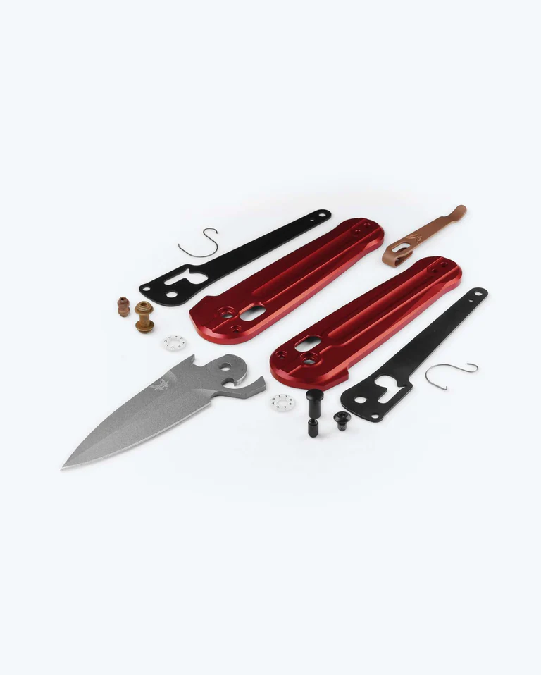 Benchmade Lowden 491GY-01 - סכין מתקפלת בצבע אדום / אפור 5 Benchmade Lowden 491GY-01 - סכין מתקפלת בצבע אדום / אפור – תמונה 5